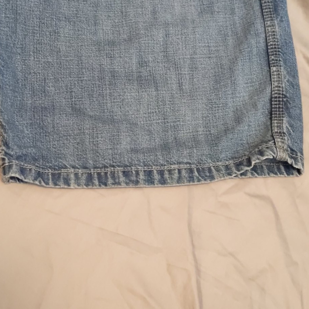 Vtg Men's Levi's Denim Worker Shorts - image 7